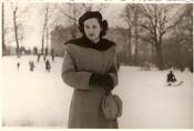 Helena Bohle-Szacki in Lodz (Polen), um 1948